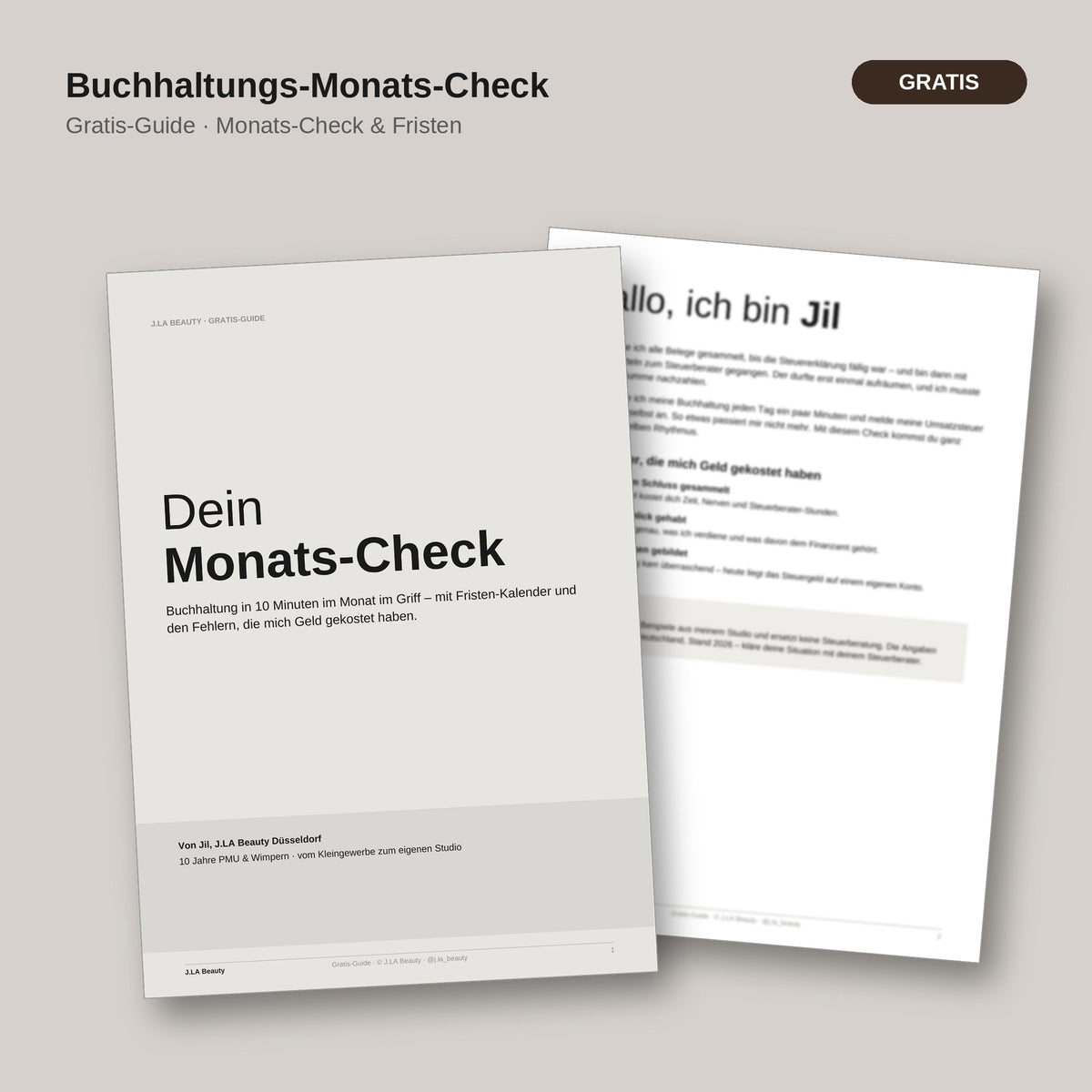 Gratis-Guide: Buchhaltungs-Monats-Check