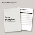 Putzplan & Reinigungsdoku – Vorlagen zum Ausdrucken